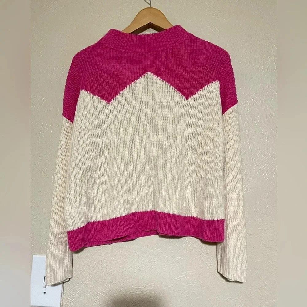 The Reeds Mock Neck Sweater J Crew Bell Sleeve‎ Medium